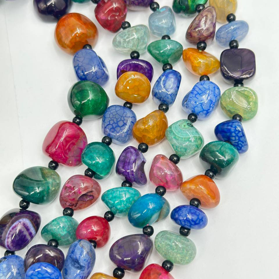 Агат размер 15*12мм натуральный тонированный камень